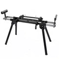 Miter Saw Stand with Durable Iron Skeleton frame, 440 Lbs Load Capacity Saw Stand, 76-4/5'' Max Sliding Rail, Compatible with Most Brands