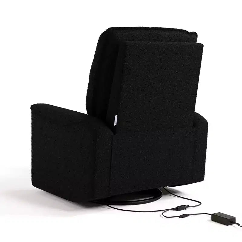 Storkcraft Santos Deluxe Poltrona reclinabile girevole motorizzata con doppia ricarica USB