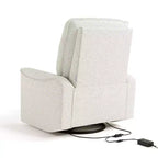 Storkcraft Santos Deluxe Poltrona reclinabile girevole motorizzata con doppia ricarica USB