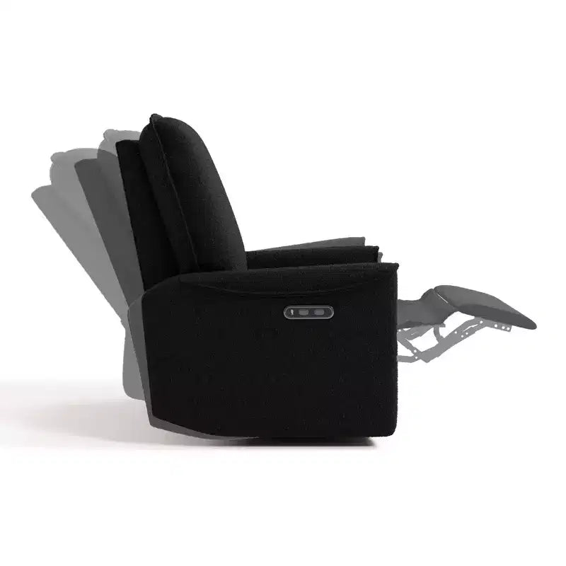 Storkcraft Santos Deluxe Poltrona reclinabile girevole motorizzata con doppia ricarica USB