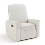 Storkcraft Santos Deluxe Power Recliner Swivel Glider with Dual USB Charging