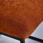 Set di 2 Moderni Sgabelli da Bar a Contatore con Schienale, Sedie da Cucina Imbottite da 25" con Base a Slitta in Metallo Nero - Panipeachy