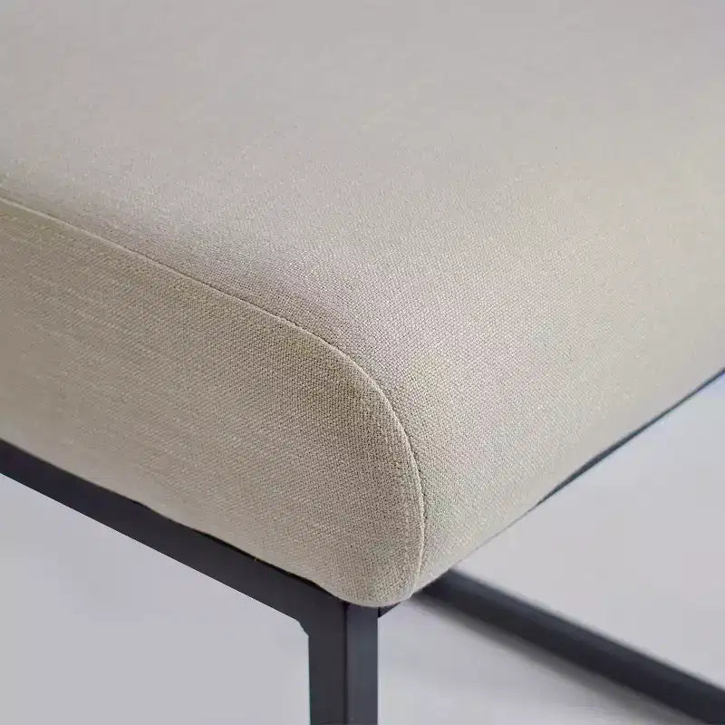 Set di 2 Moderni Sgabelli da Bar a Contatore con Schienale, Sedie da Cucina Imbottite da 25" con Base a Slitta in Metallo Nero - Panipeachy