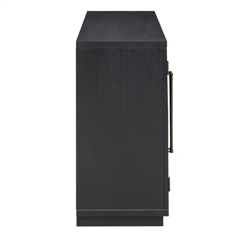 Mobile buffet contenitore a 4 ante Luxystar con ripiani regolabili per cucina, sala da pranzo e soggiorno