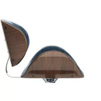 Sgabello da bar girevole regolabile Avondale Mid Century Modern 33 pollici in legno curvato