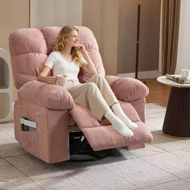 Poltrona Moderna da Salotto con Design Ergonomico Rivestito, Comoda Poltrona per Soggiorno, Camera da Letto o Ufficio