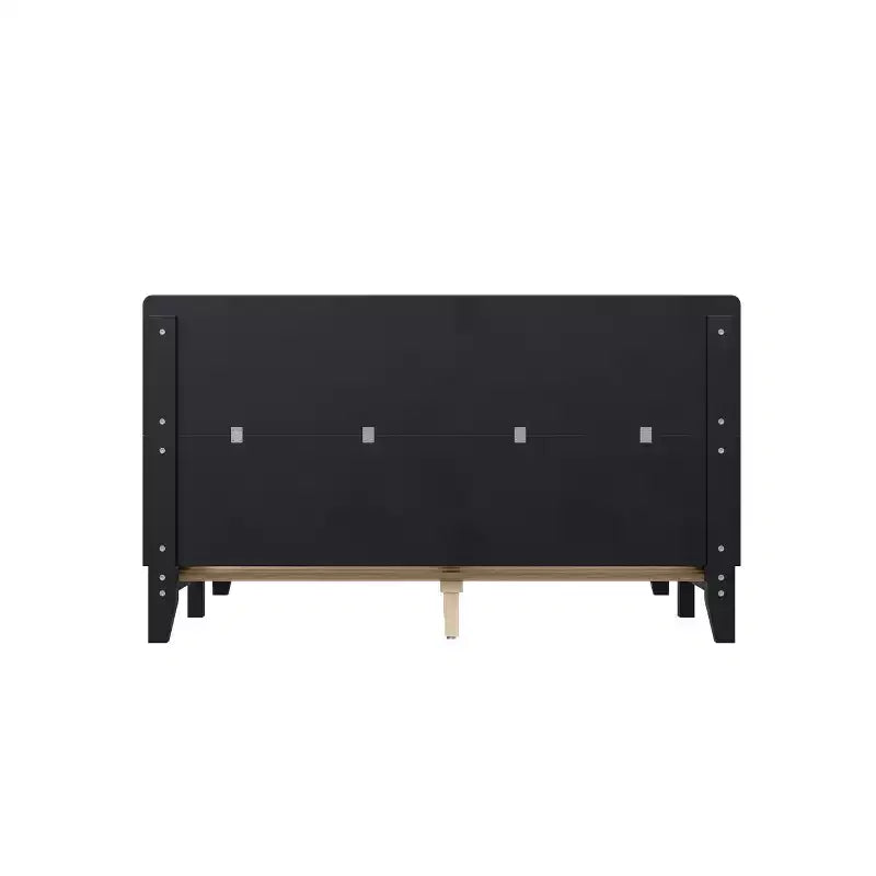 Struttura Letto con Testiera Full/Queen/King Size, Stile Moderno di Metà Secolo - ModernLuxe