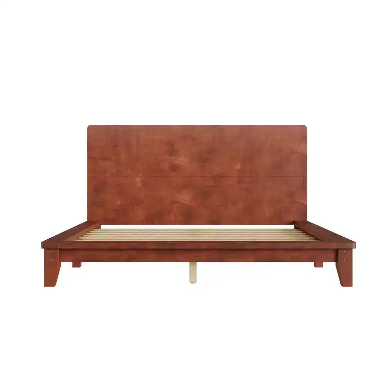 Struttura Letto con Testiera Full/Queen/King Size, Stile Moderno di Metà Secolo - ModernLuxe