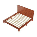 Struttura Letto con Testiera Full/Queen/King Size, Stile Moderno di Metà Secolo - ModernLuxe