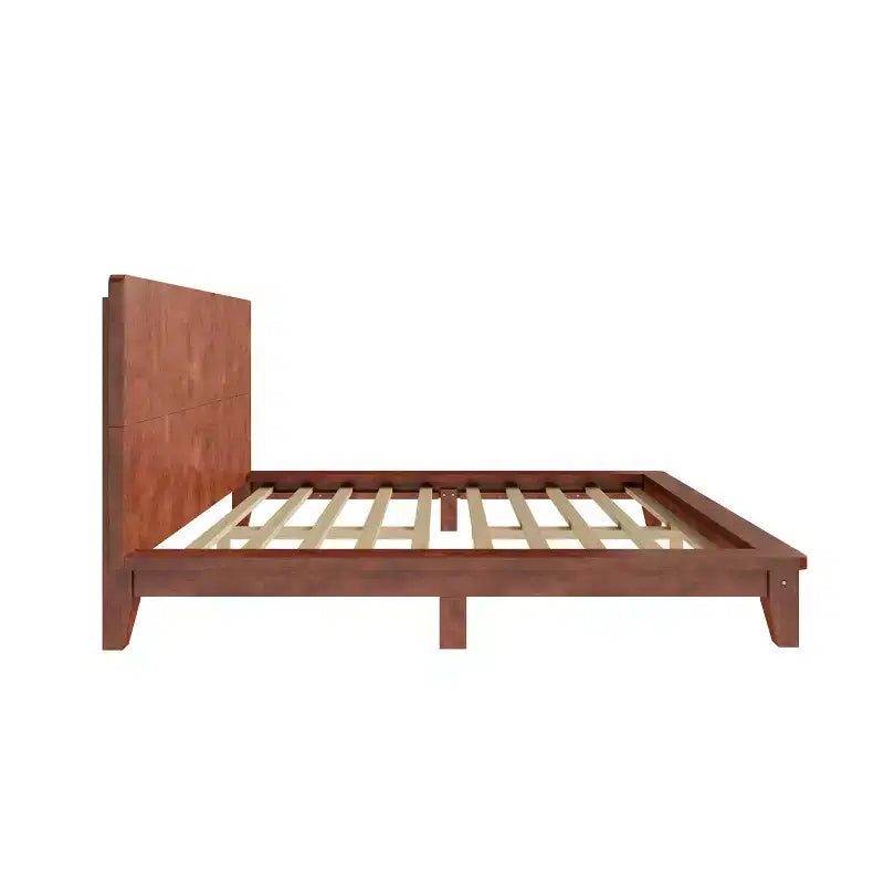 Struttura Letto con Testiera Full/Queen/King Size, Stile Moderno di Metà Secolo - ModernLuxe