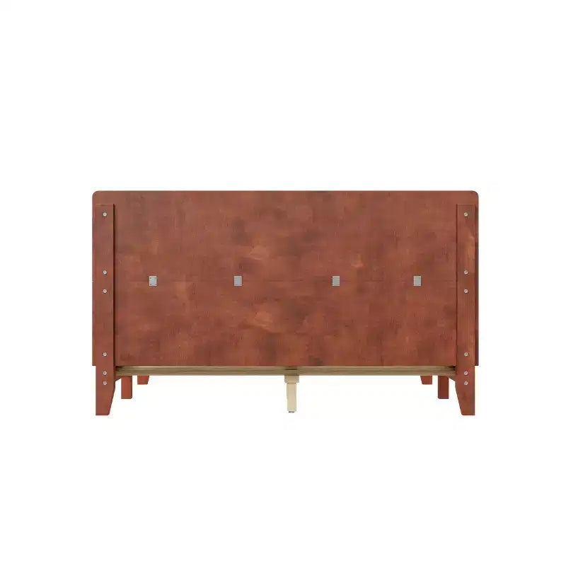 Struttura Letto con Testiera Full/Queen/King Size, Stile Moderno di Metà Secolo - ModernLuxe