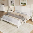 Struttura Letto con Testiera Full/Queen/King Size, Stile Moderno di Metà Secolo - ModernLuxe