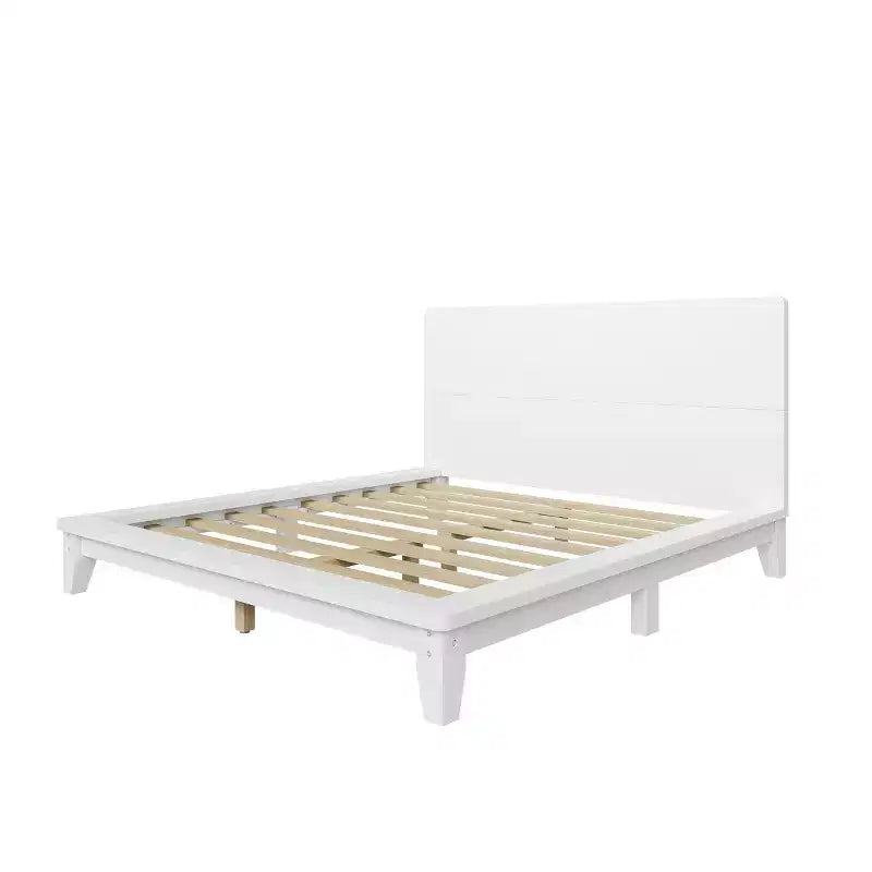 Struttura Letto con Testiera Full/Queen/King Size, Stile Moderno di Metà Secolo - ModernLuxe