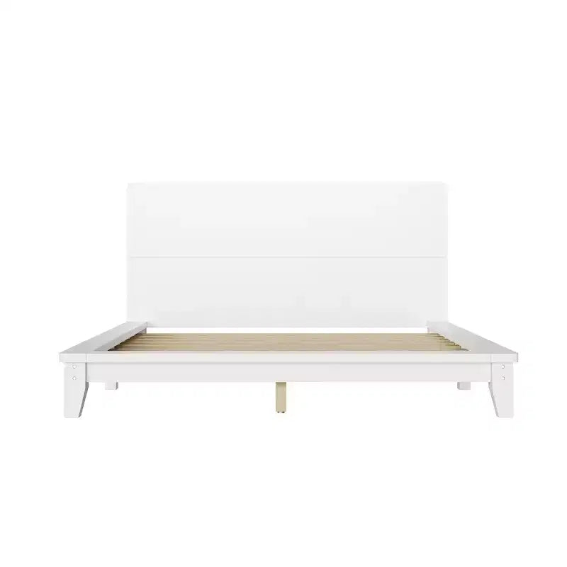 Struttura Letto con Testiera Full/Queen/King Size, Stile Moderno di Metà Secolo - ModernLuxe