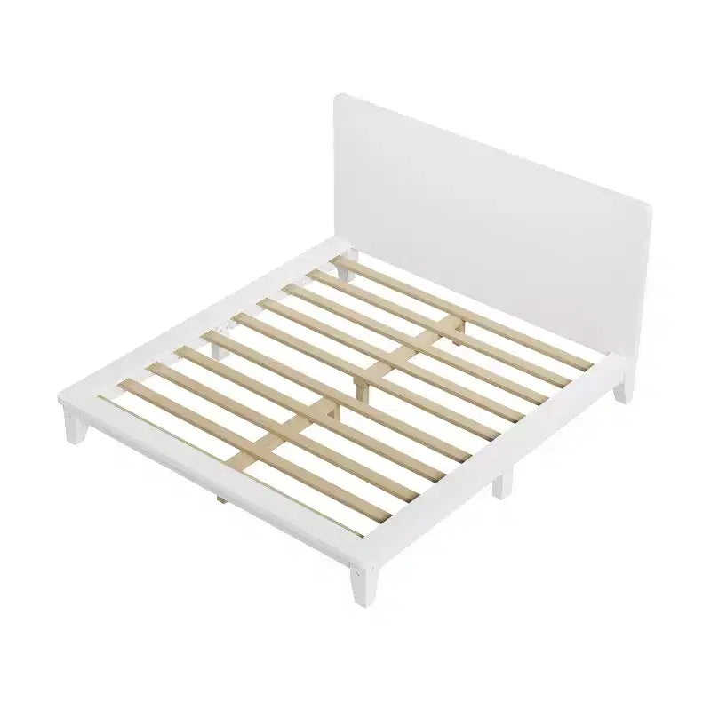 Struttura Letto con Testiera Full/Queen/King Size, Stile Moderno di Metà Secolo - ModernLuxe