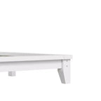 Struttura Letto con Testiera Full/Queen/King Size, Stile Moderno di Metà Secolo - ModernLuxe
