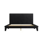 Struttura Letto con Testiera Full/Queen/King Size, Stile Moderno di Metà Secolo - ModernLuxe