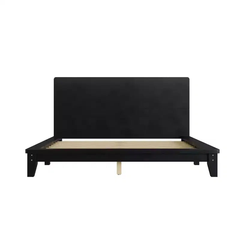 Struttura Letto con Testiera Full/Queen/King Size, Stile Moderno di Metà Secolo - ModernLuxe