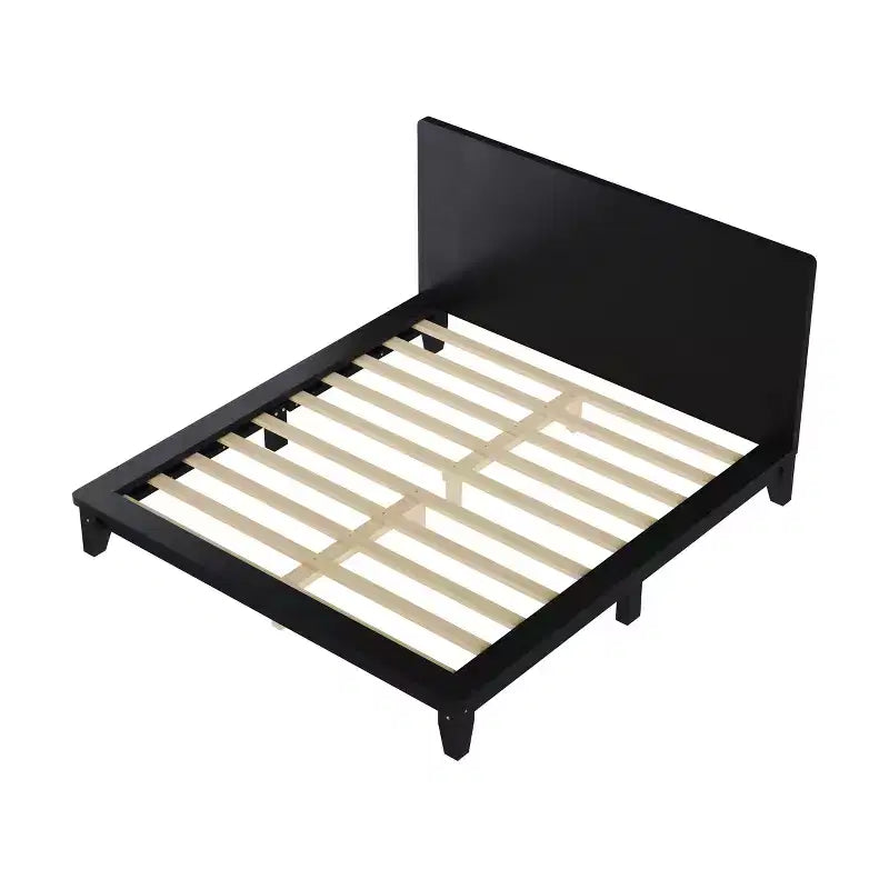 Struttura Letto con Testiera Full/Queen/King Size, Stile Moderno di Metà Secolo - ModernLuxe