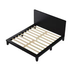 Struttura Letto con Testiera Full/Queen/King Size, Stile Moderno di Metà Secolo - ModernLuxe