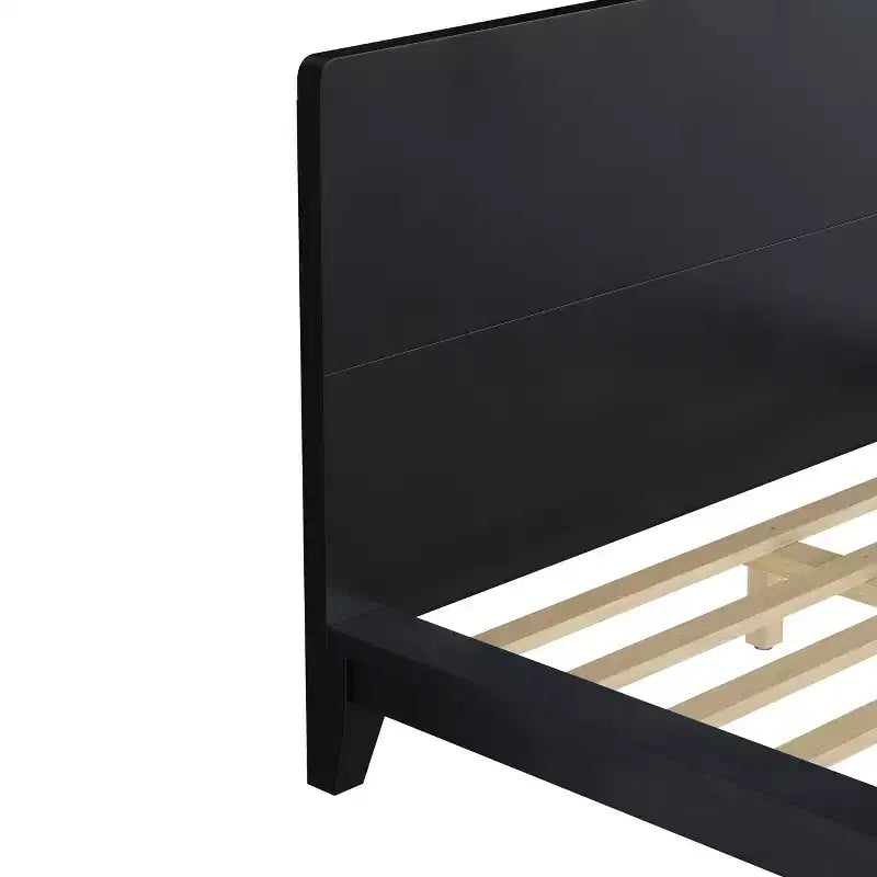 Struttura Letto con Testiera Full/Queen/King Size, Stile Moderno di Metà Secolo - ModernLuxe