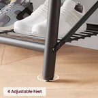 Appendiabiti da Ingresso con Panchina e Porta Scarpe, Panca da Ingresso 4 in 1 con Attaccapanni, Organizzatore per Corridoio con Struttura in Metallo per Ingresso, Soggiorno, Camera da Letto