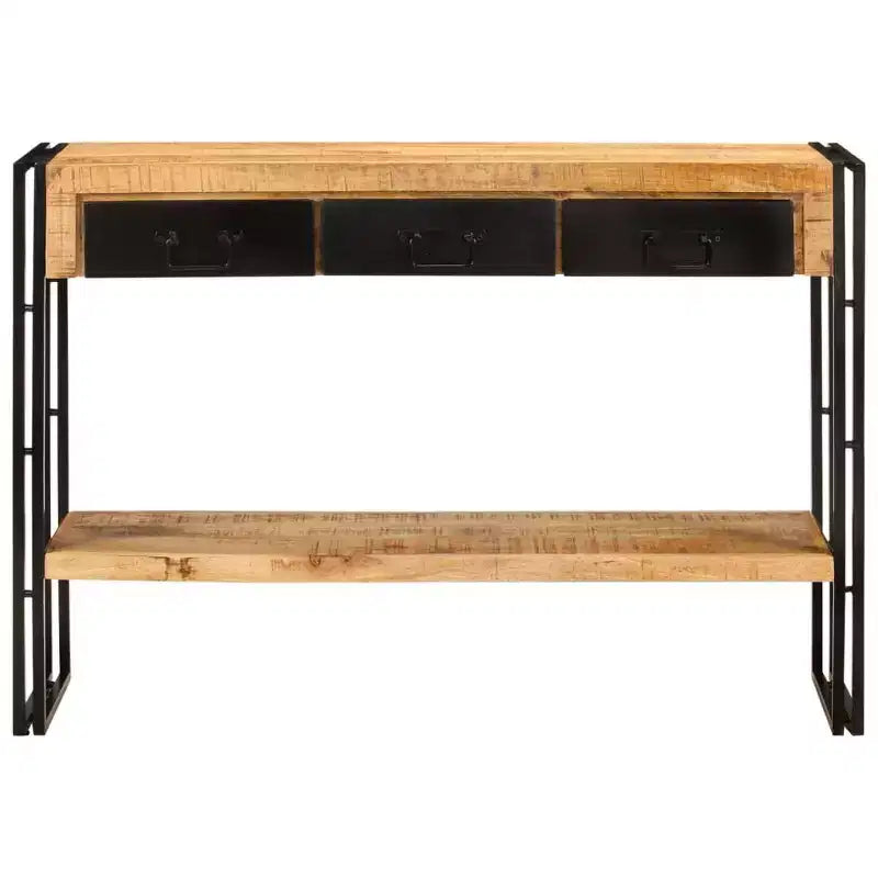 vidaXL Consolle Multicolore Legno massello di recupero, ferro Media