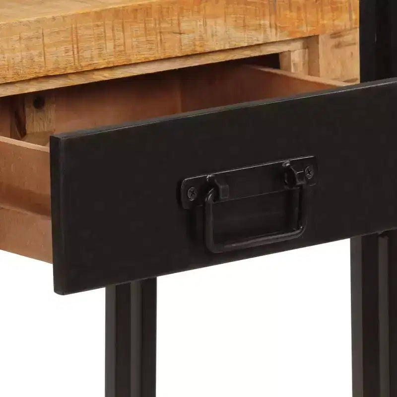 vidaXL Consolle Multicolore Legno massello di recupero, ferro Media