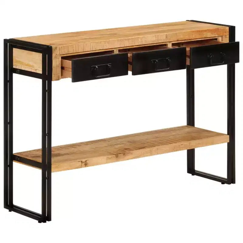 vidaXL Consolle Multicolore Legno massello di recupero, ferro Media