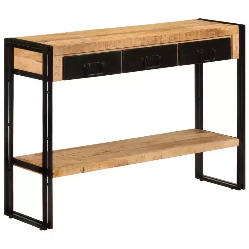 vidaXL Consolle Multicolore Legno massello di recupero, ferro Media