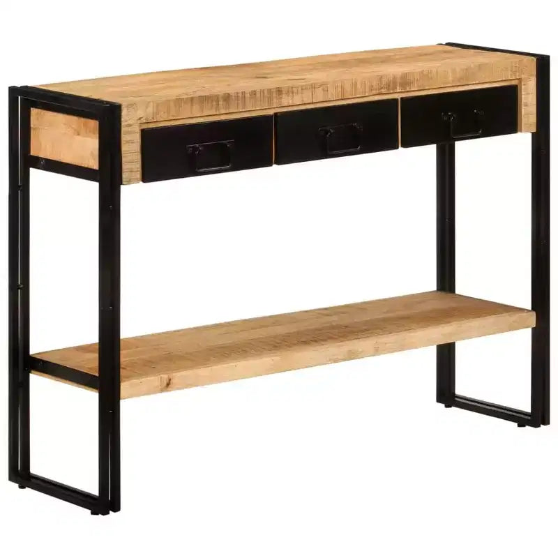 vidaXL Consolle Multicolore Legno massello di recupero, ferro Media