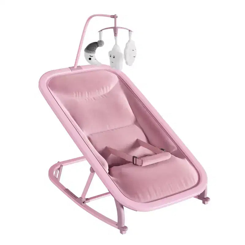 COZONY Sdraietta e Dondolo per Neonati Pieghevole 2-in-1, Seduta Regolabile in 3 Posizioni, Leggero e Portatile