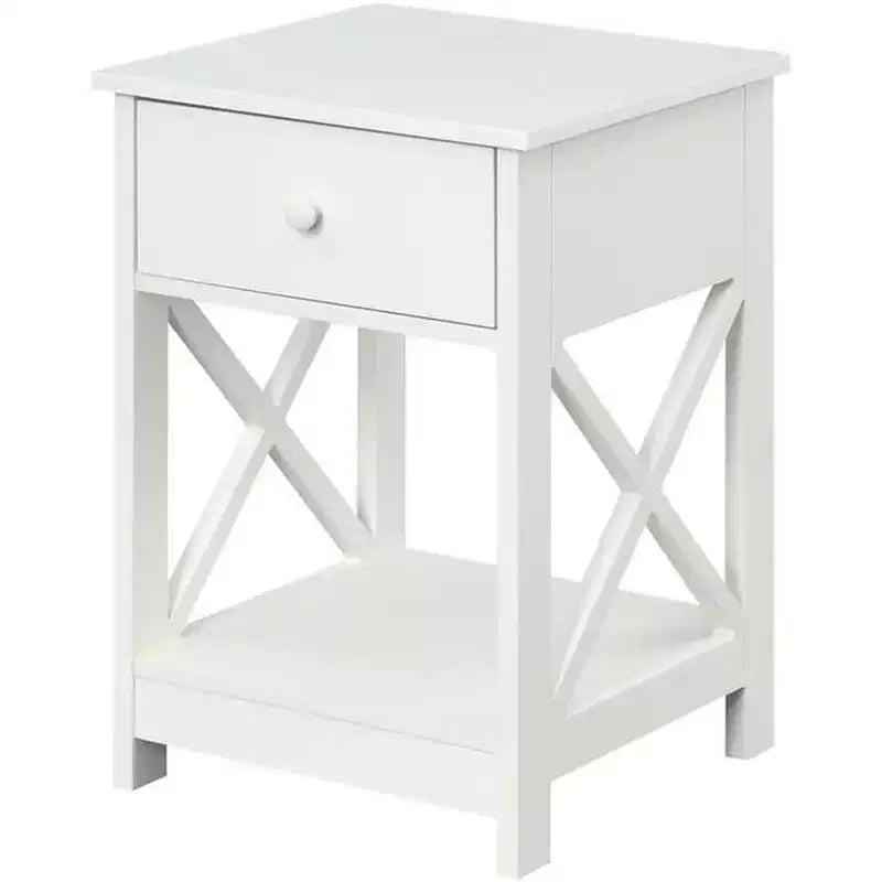 Tavolino rettangolare HomeStock con ripiano in legno, 1 pezzo