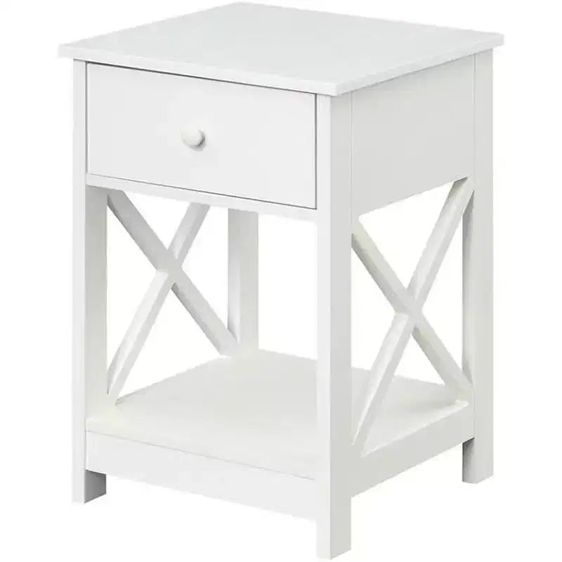 Tavolino rettangolare HomeStock con ripiano in legno, 1 pezzo