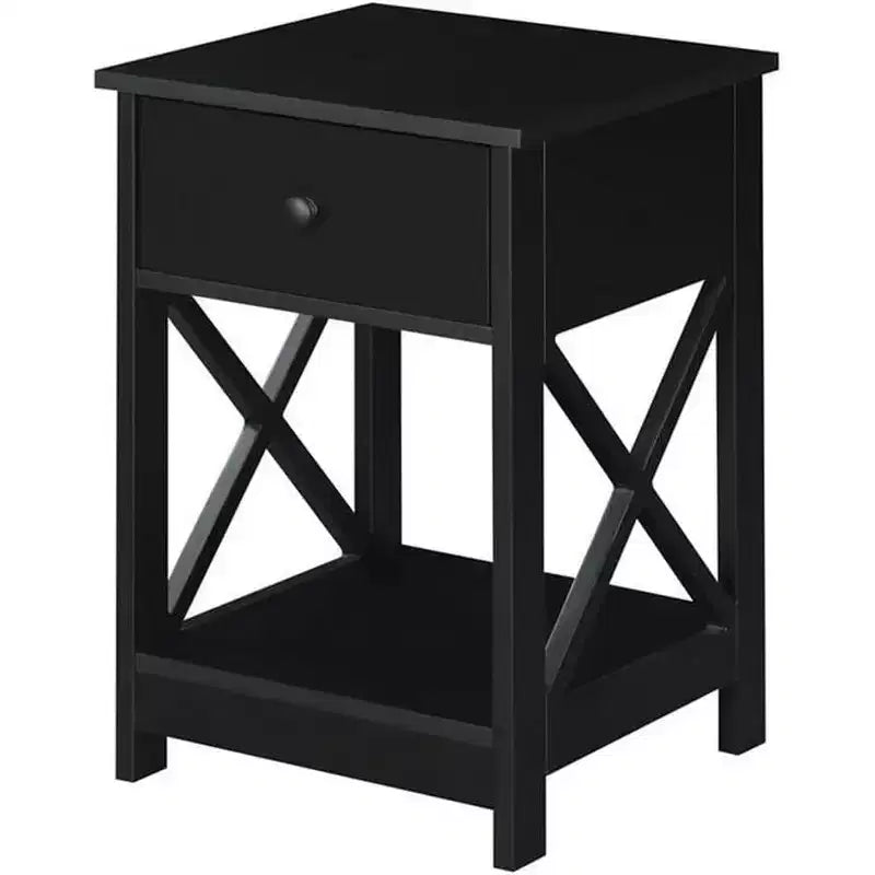 Tavolino rettangolare HomeStock con ripiano in legno, 1 pezzo