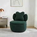 Modern 360 Swivel Lounge Armchair with Storage, Ergonomic Bucket Seat, 300 LBS Support, Easy Assembly, for Living Room, Bedroom, Office