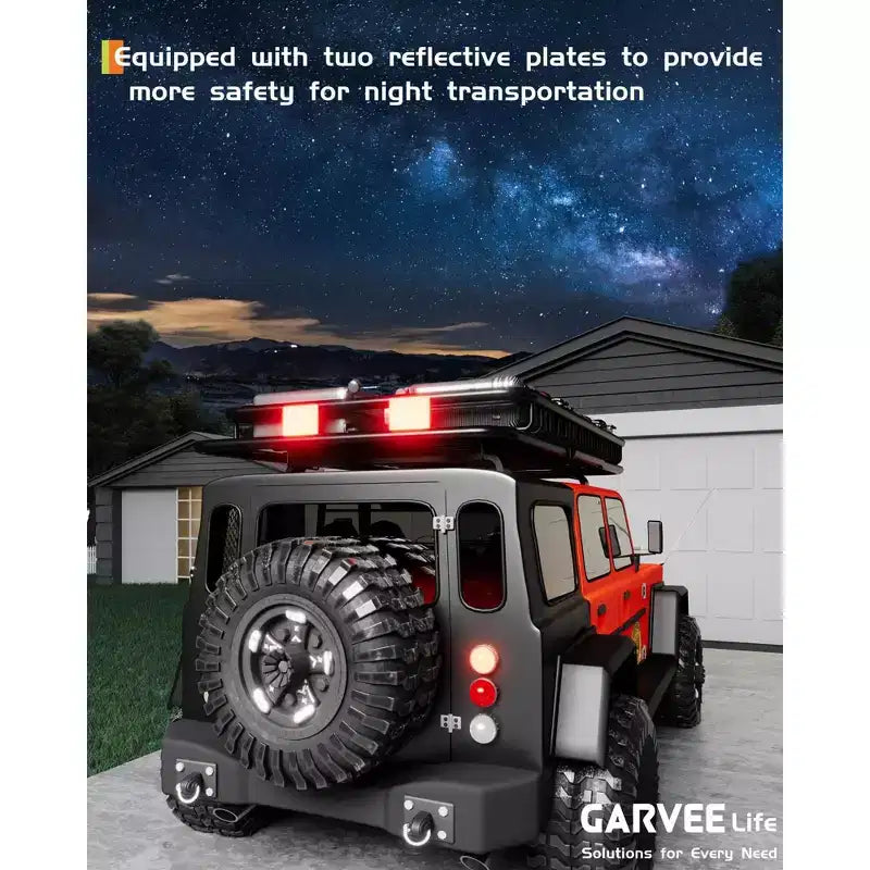 Cesto Portapacchi da Tetto Compatibile, in Acciaio Resistente, Capacità 90 kg, Borsa Impermeabile da 595 litri, Adatto per SUV, Camion e Auto d'Epoca