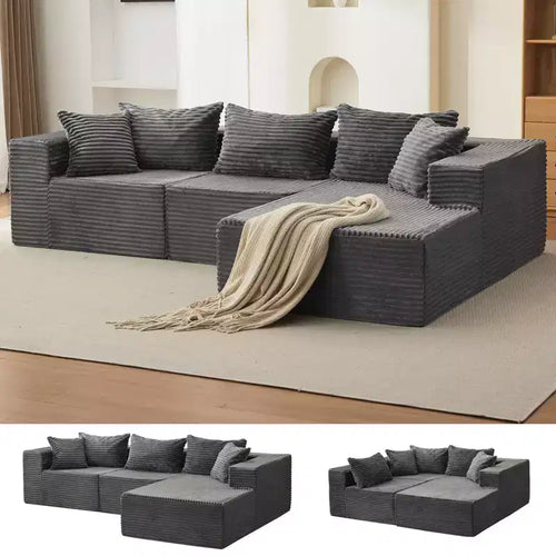 106 Cloud L-Shaped Sofa, Right-Facing Chaise, Ultra Soft