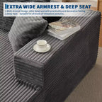 Divano angolare Cloud 106, chaise longue a destra, ultra morbido