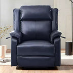 KERDOM PU Leather Electric Recliner, Living Room Style, with Side Pockets and Height Adjustment