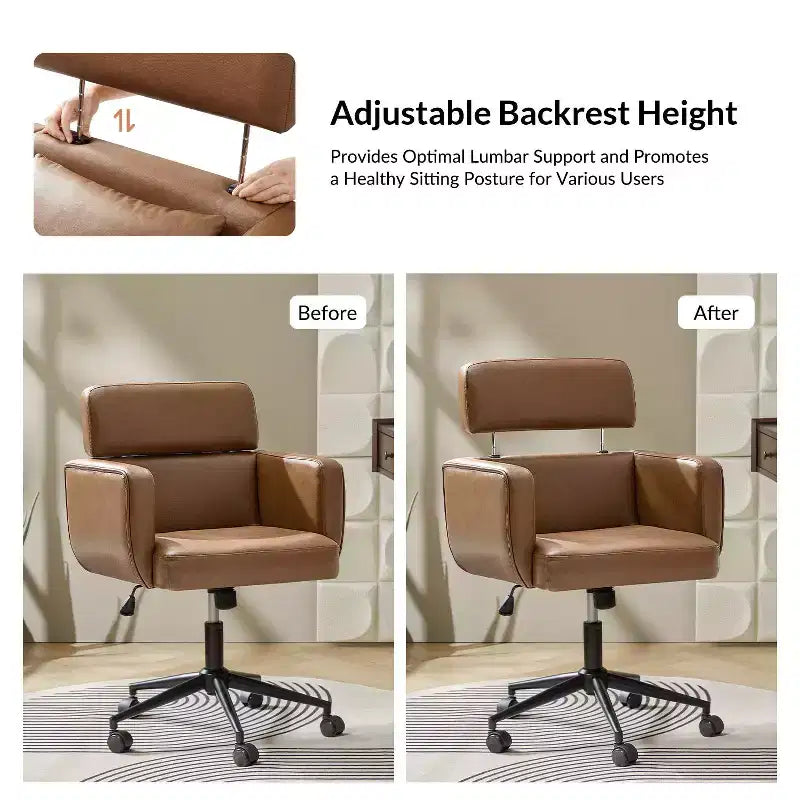 Sedia da ufficio moderna di metà secolo Valerie|HULALA HOME