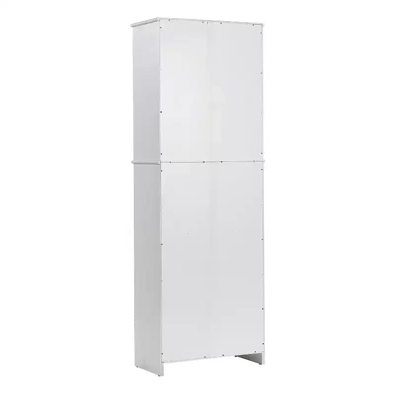 Dispensa da cucina alta 170 cm con ante, cassetti e ripiani regolabili