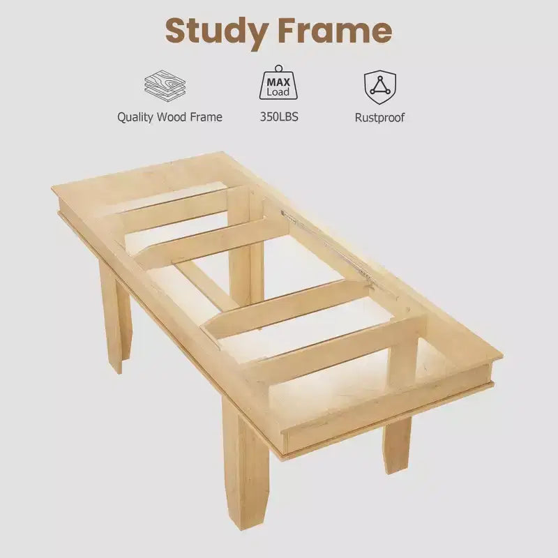 Tavolo da Pranzo Allungabile Rustico da 6-10 Posti Grande Tavolo da Cucina Rettangolare in Rovere da 160-220 cm Tavolo da Banchetto Moderno Rustico Robusta Struttura in Legno