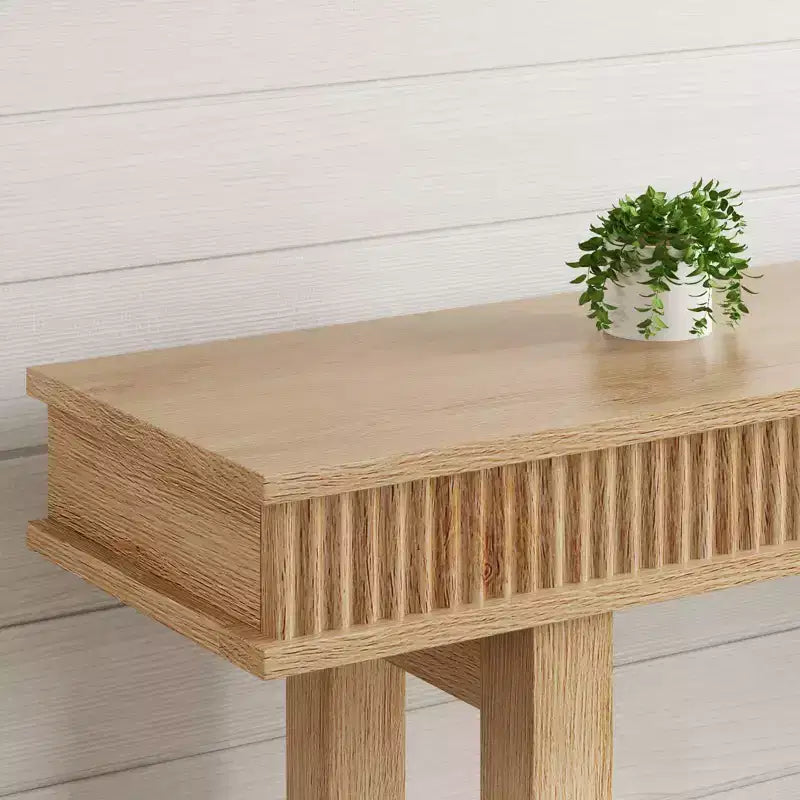 Tavolo da divano extra lungo, tavoli consolle rustici con struttura in legno e ripiano portaoggetti, tavolo in legno a 2 livelli da posizionare dietro il divano per soggiorno, corridoio