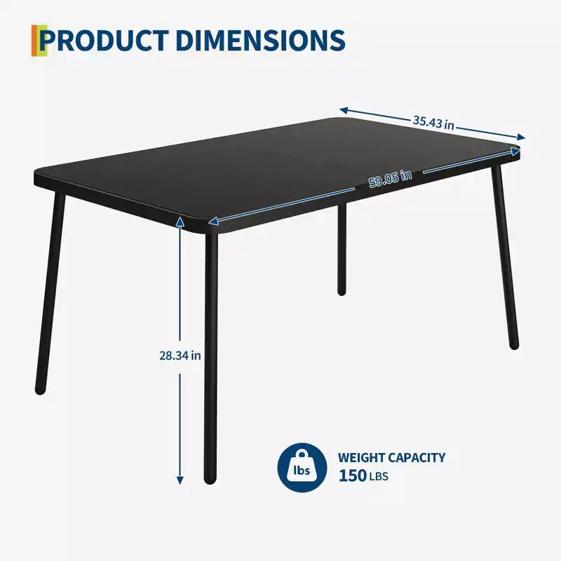 Set da pranzo da 3 pezzi per esterni, Set da conversazione in vimini PE resistente alle intemperie con 2 sedie + grande tavolo in vetro temperato, Mobili compatti per patio