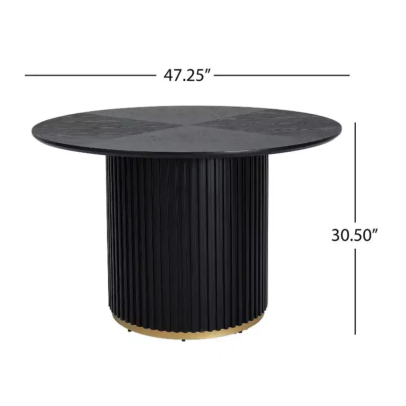 Set da pranzo imbottito contemporaneo in legno di caucciù a 5 pezzi Christopher Knight Home Kieran