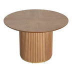 Set da pranzo imbottito contemporaneo in legno di caucciù a 5 pezzi Christopher Knight Home Kieran