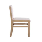 Set da pranzo imbottito contemporaneo in legno di caucciù a 5 pezzi Christopher Knight Home Kieran
