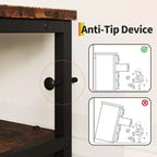 Cassettiera a 12 cassetti in tessuto lunga 160 cm con ripiani aperti, mobile porta TV per soggiorno, camera da letto, cassettiera a torre