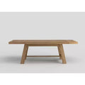 71Slanted long dining table